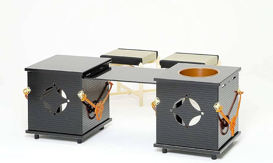 美品茶道具立礼棚用椅子2脚春秋棚御園棚裏千家表千家